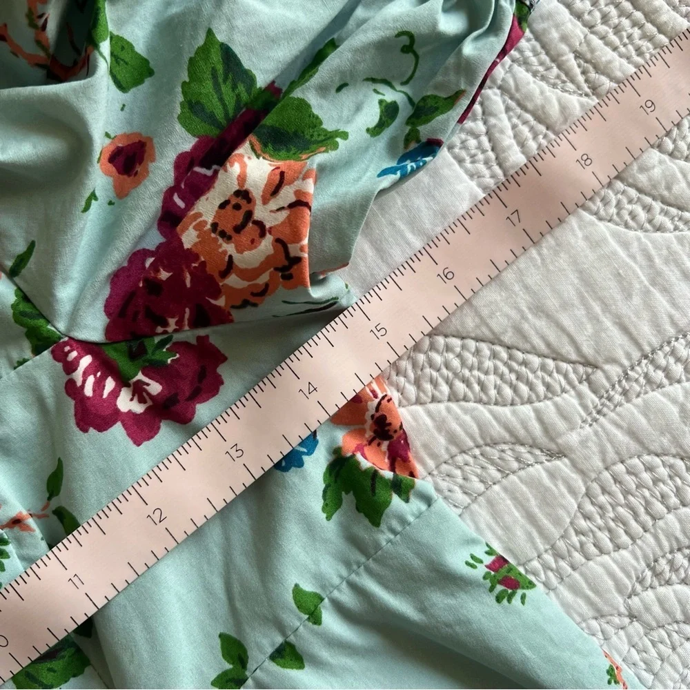 Urban Outfitters x Laura Ashley - Penelope Babydoll Mini Dress - Blue - Picture 9 of 14